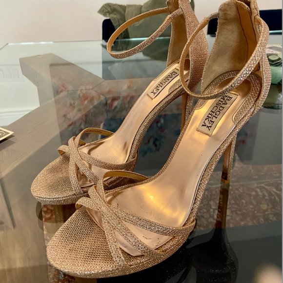 Badgley Mischka Women's Signify Platform Sandal, Latte Sz 8.5 - Picture 2 of 4